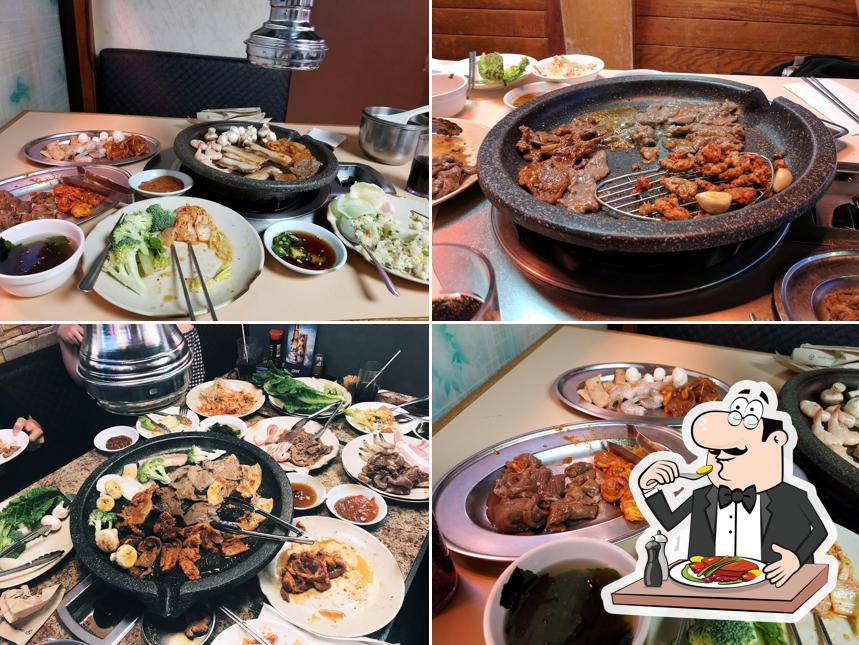 Meals at Korean Village Restaurant