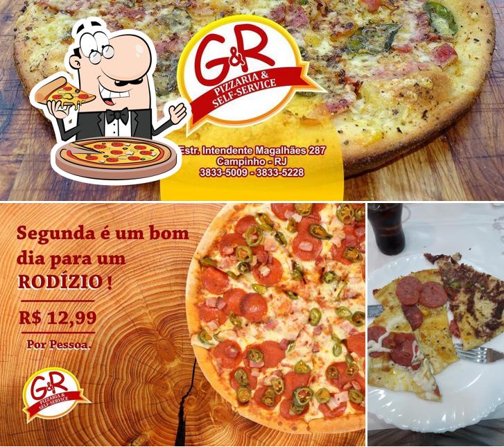 Consiga pizza no Grenal Churrascaria & Pizzaria