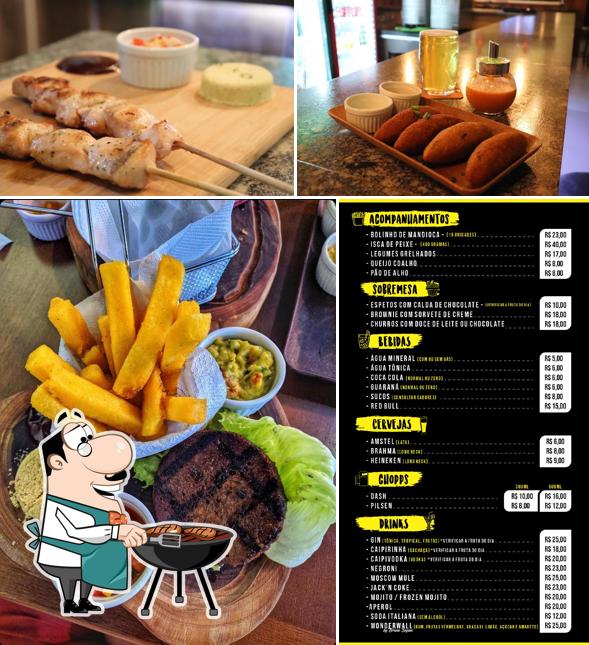 QUEEN'S PUB provê refeições de carne