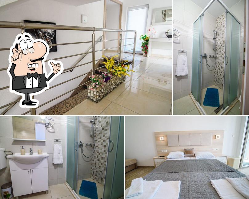 Gli interni di Apartmani ORCA Gradac