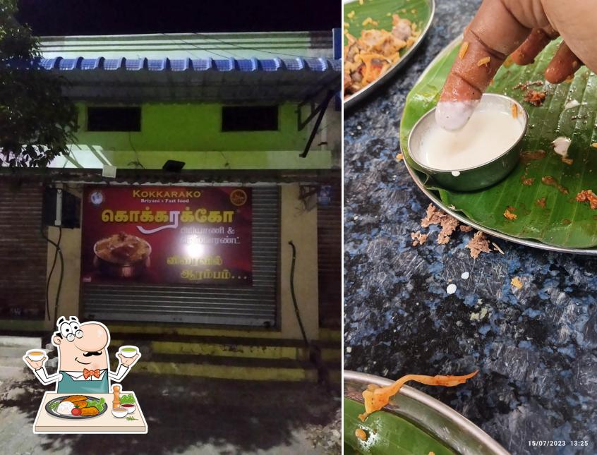 Food at Kokkarakko Briyani Komarapalayam