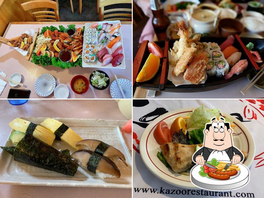 Platos en Kazoo Japanese Sushi Boat Restaurant