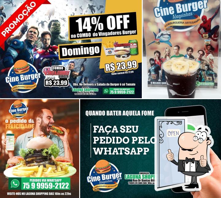 Look at this photo of Cine Burger Brasil - Alagoinhas