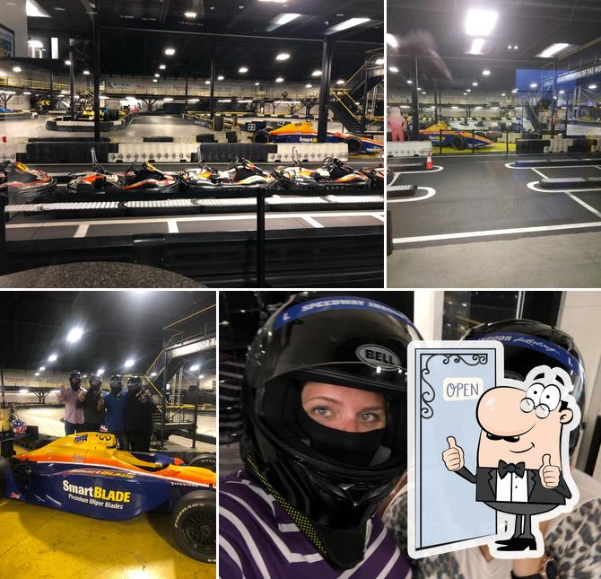 Here's an image of SiK Speedway indoor Karting