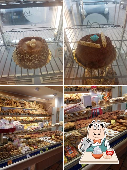 Panificio Grisenti S.R.L. Sede e Laboratorio San Cristoforo serve un'ampia selezione di dessert