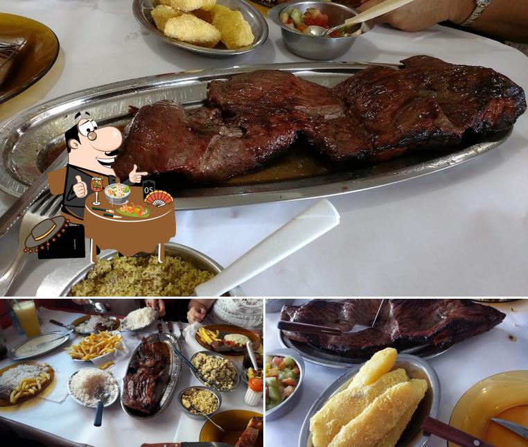 Comida em Restaurante Paraíso Da Carne De Sol