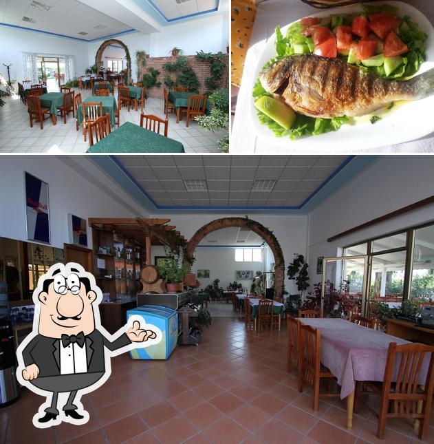 Lepenica Restaurant se distingue par sa intérieur et fruit de mer