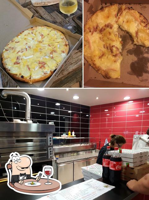 L’image de la nourriture et intérieur de Pizza Bona’s