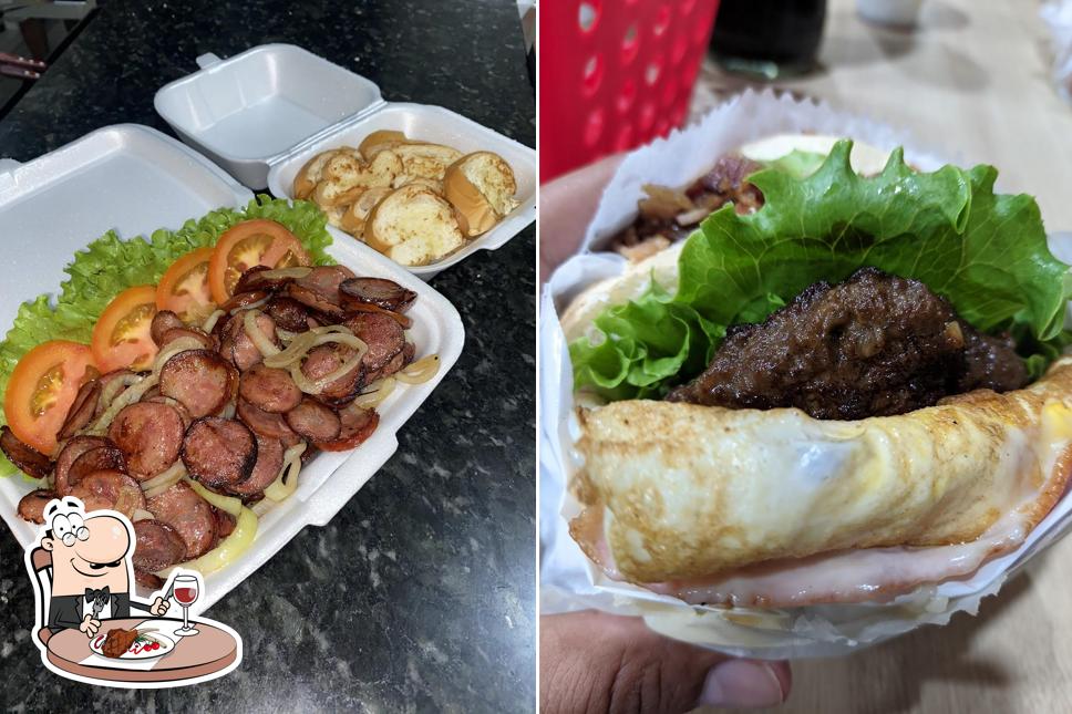 Escolha pratos de carne no Brokadão Lanches
