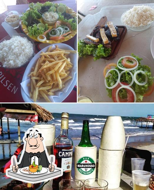 O MARÉNOSSO BAR & RESTAURANTE se destaca pelo comida e cerveja