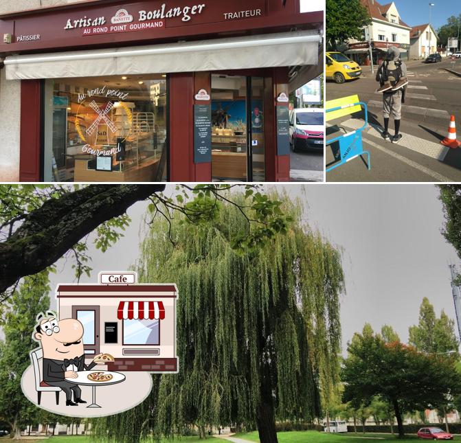 L'extérieur de Artisan Boulanger "Au rond point gourmand"