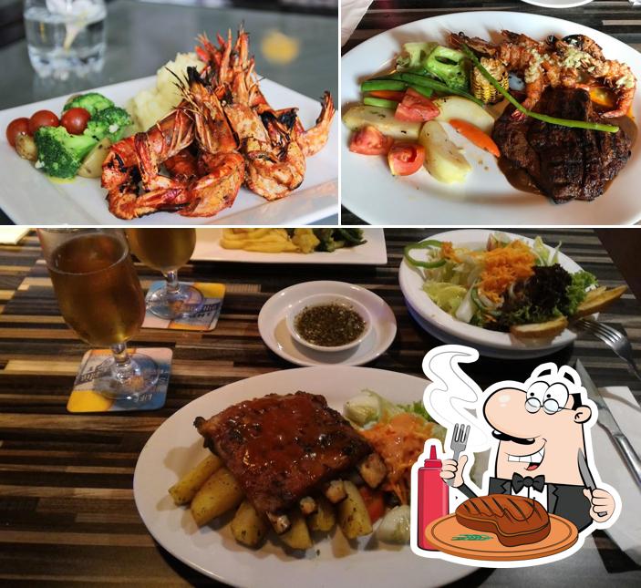 Aussie BBQ & Bar provides meat dishes