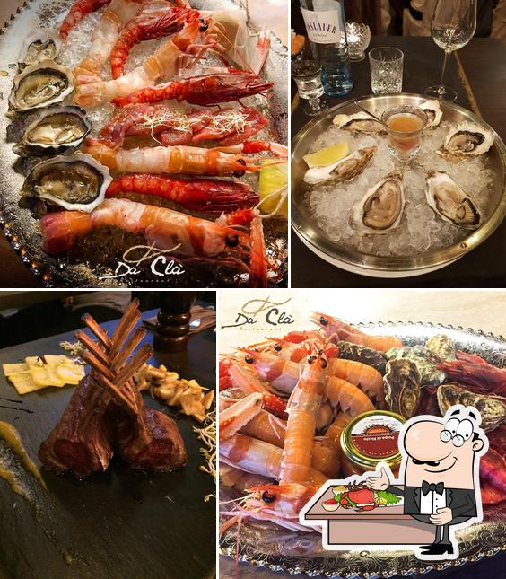 Get seafood at Da Clà Restaurant