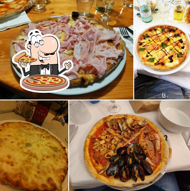 A Ristorante Au Caruggiu, puoi provare una bella pizza