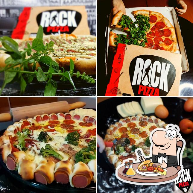 No Rock e Pizza, você pode provar pizza