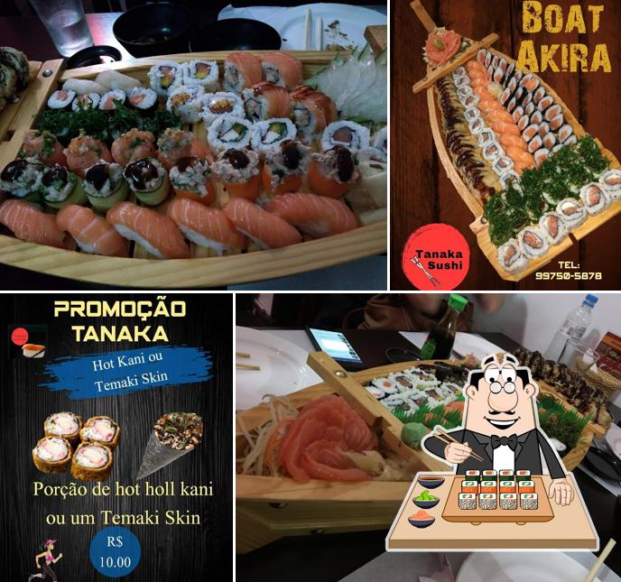 Peça diversas opções de sushi