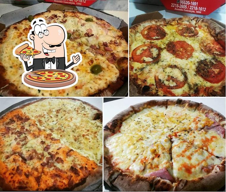 Experimente pizza no Pizzaria Nova Aliança