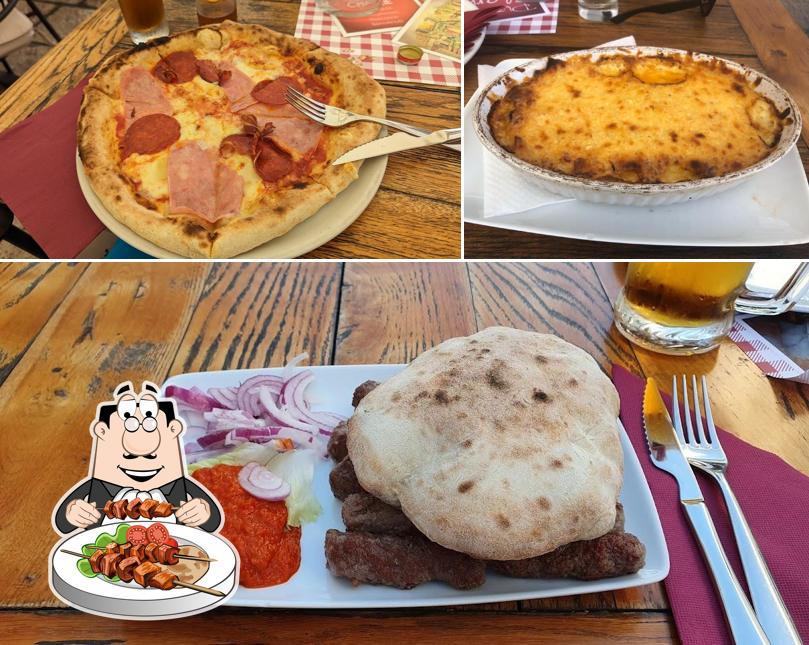 Platti al Pizzeria Charlie Vis