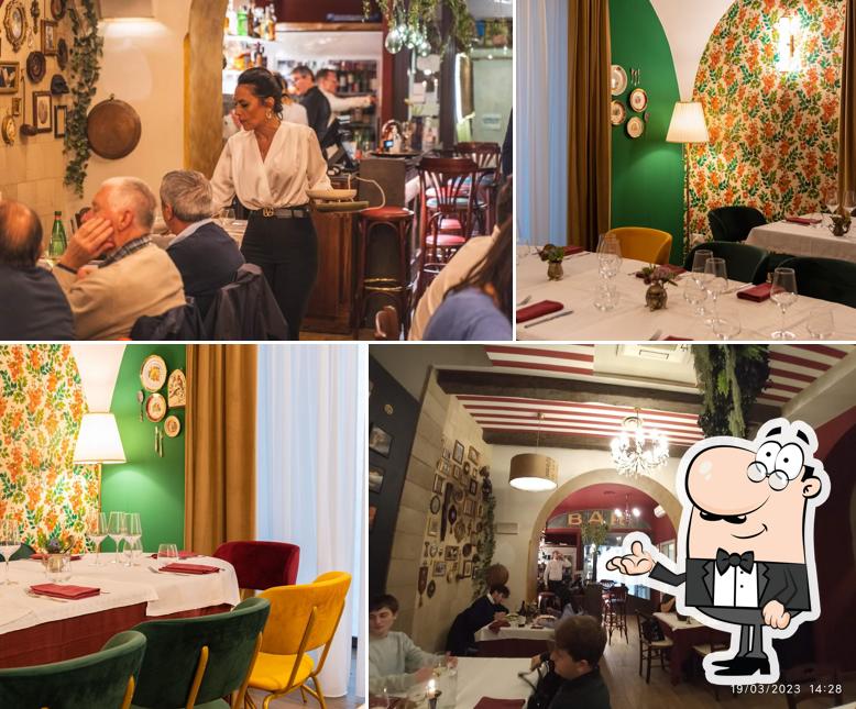 Gli interni di Locanda del Cerriglio