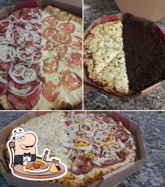 Consiga pizza no PIZZARIA BUENO ZAIRES DELIVERY E RIO VERDE GOIÁS