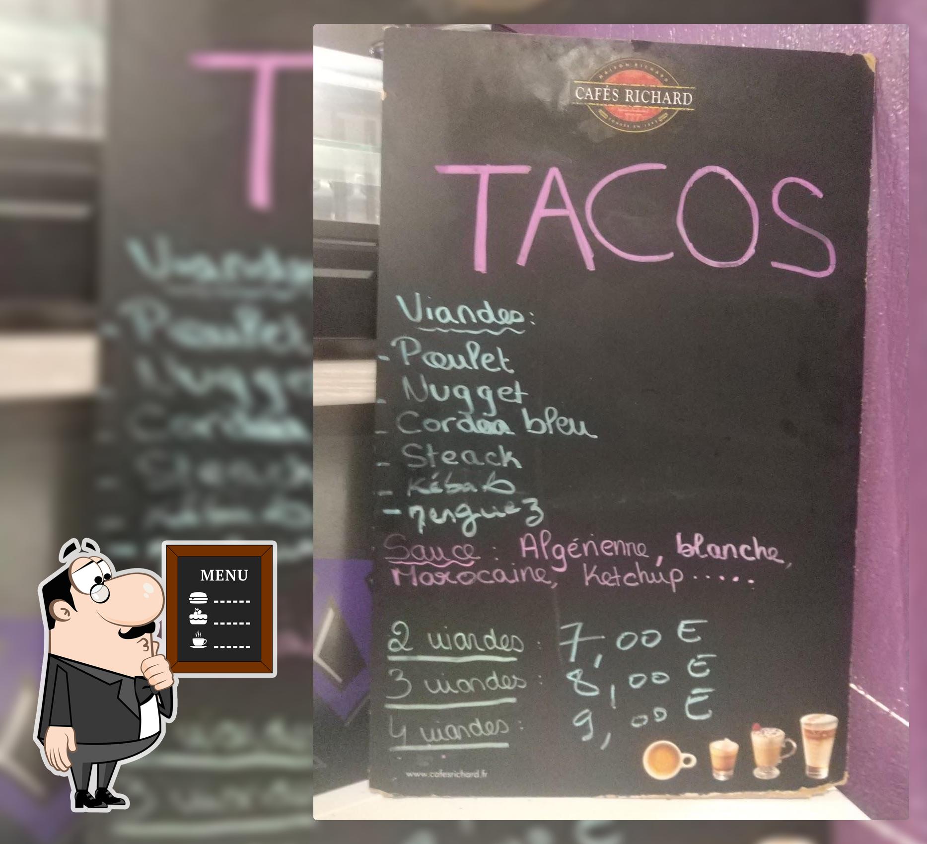 Le menu du tableau présente les options disponibles)