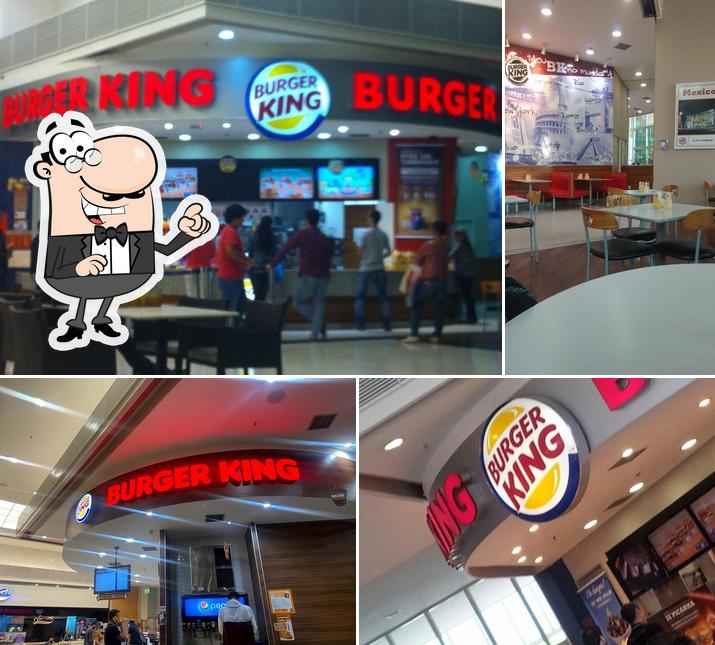 O interior do Burger King