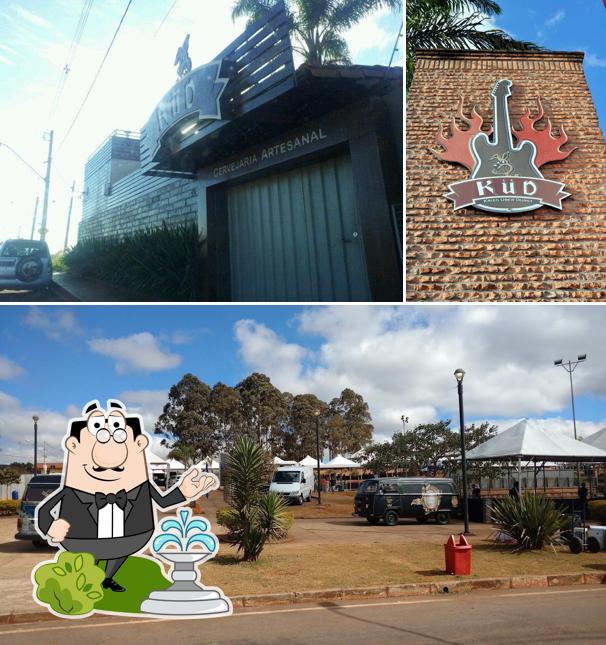 Descubra a parte externa do Cervejaria Küd