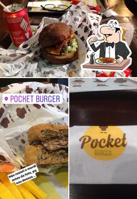 Comida em Pocket Burger
