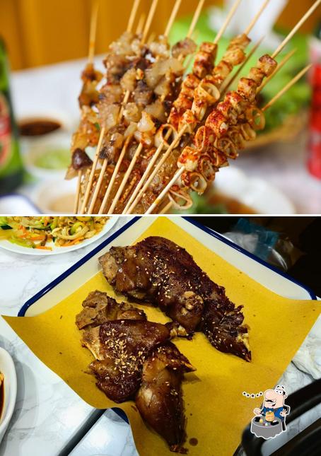 Cibo al KAO YAN 烤焰 锦州烧烤RISTORANTE CINESE E BARBECUE