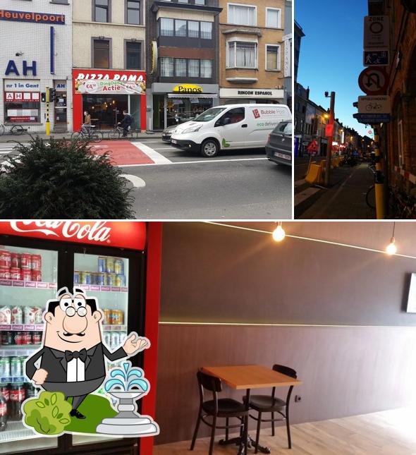 Entre la variedad de cosas que hay en PIZZA ROMA OVERPOORT también tienes exterior y interior