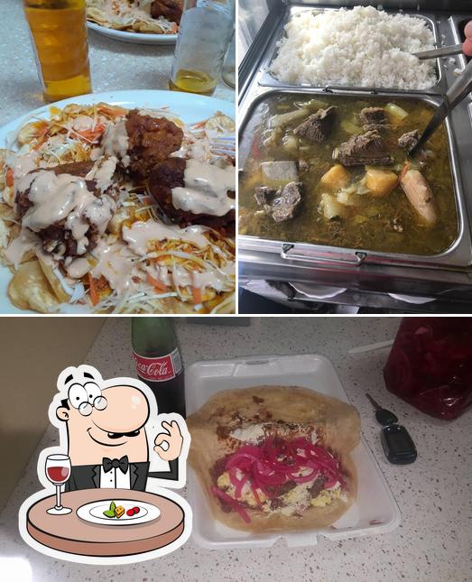 Food at Rinconcito Copaneco