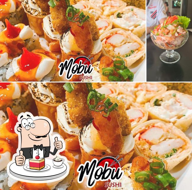 Mobu sushi provê uma escolha de pratos doces