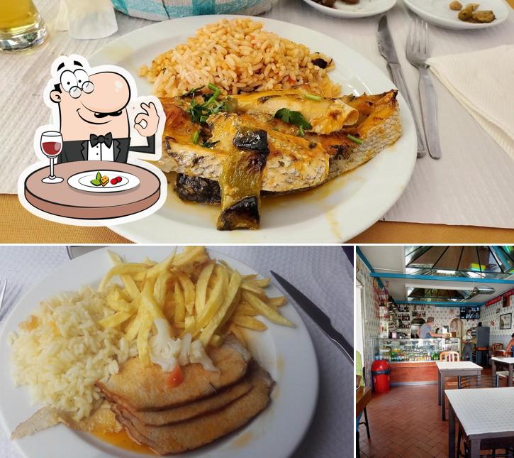 Еда и столики - все это можно увидеть на этом фото из Café Snack-Bar Rijo