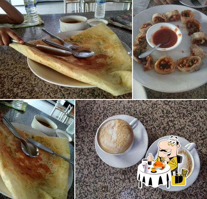 Food at Cooperative Indian Coffee House