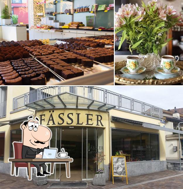 L'intérieur de Fässler Café Confiserie