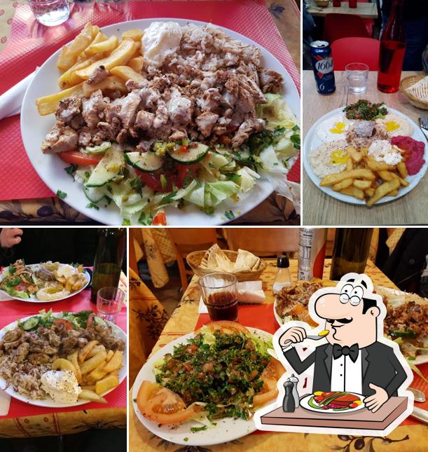 Meals at Chez nous les Libanais