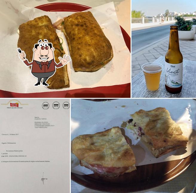 Platti al Pizzeria Da Enzo con Forno a Legna