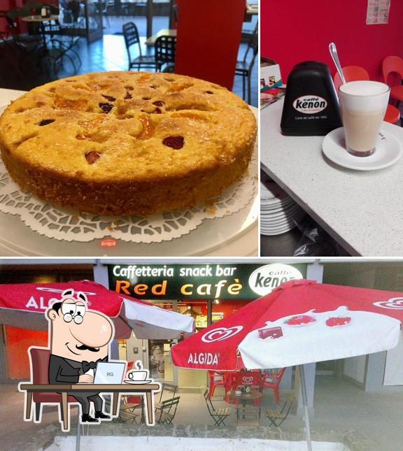 Gli interni di Red Cafe'