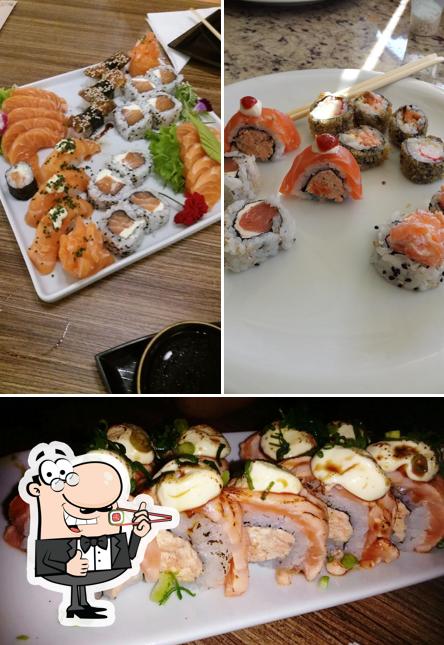 Peça diversas opções de sushi