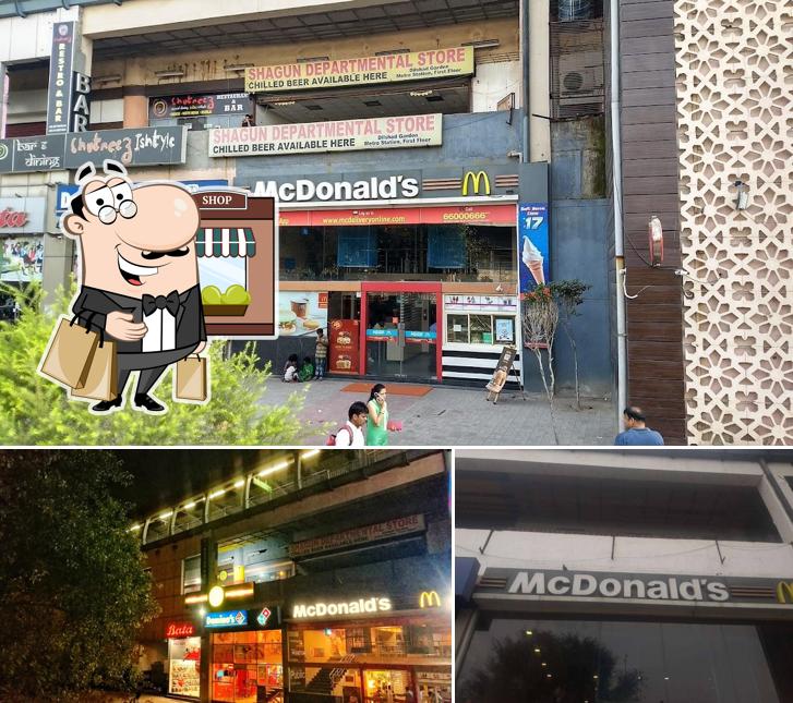 The exterior of McDonald's