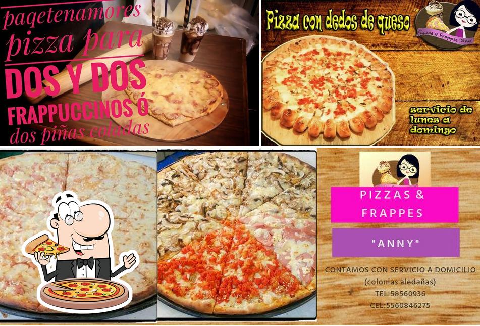 Pick pizza at Pizzas Y Frappes Any