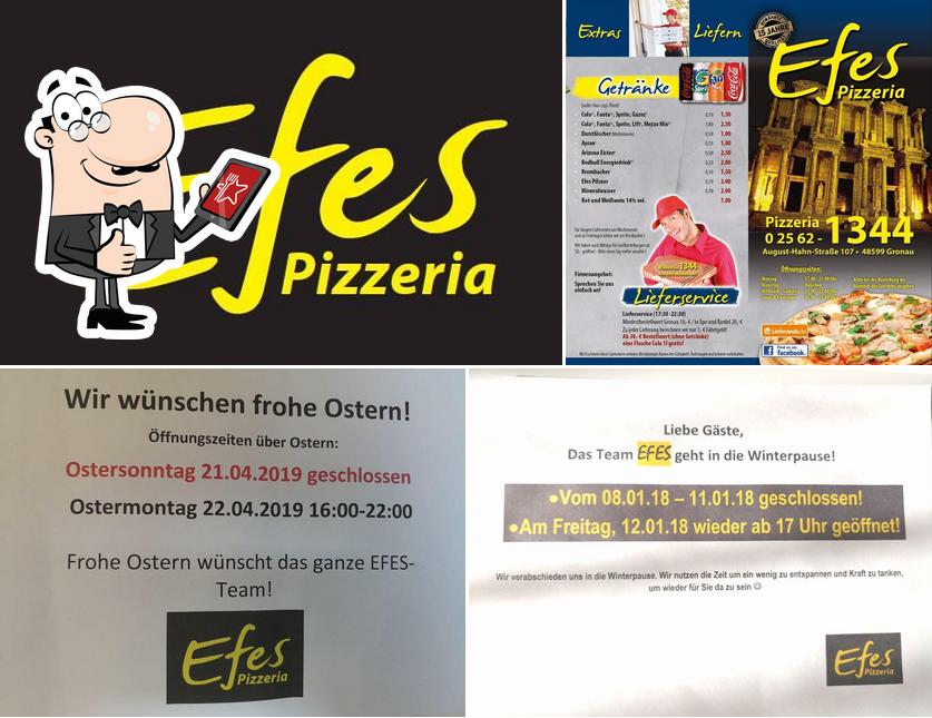 Here's a photo of Pizzeria Efes