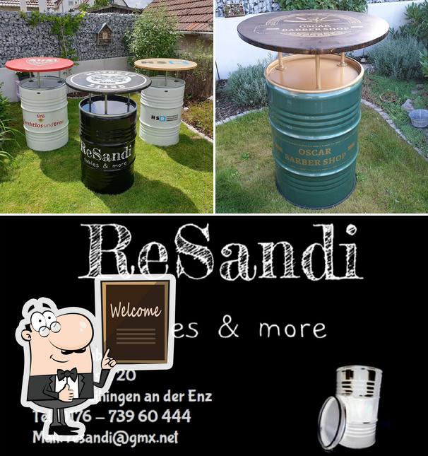 Look at the pic of ReSandi - tables & more
