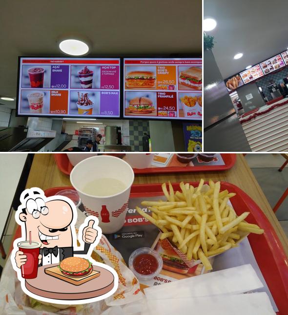 Peça um hambúrguer no Bob's