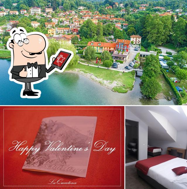 Goditi la vista dagli esterni di Ristorante Albergo La Quartina