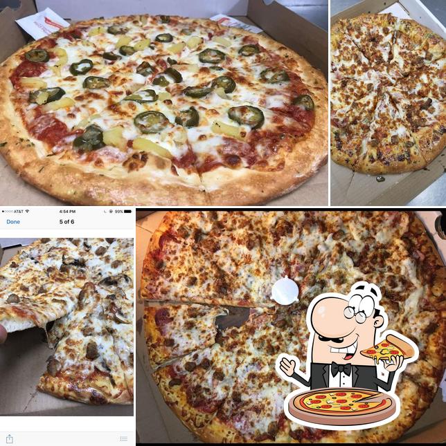 Pick pizza at Giant Bambino's Pizza