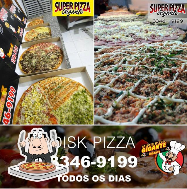 Experimente pizza no Super Pizza Gigante