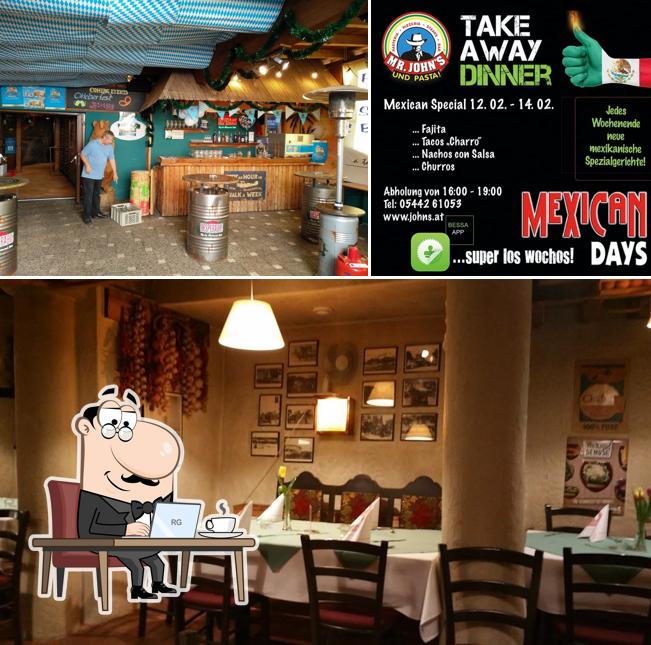 The interior of Mr. John´s - Bar & Restaurant