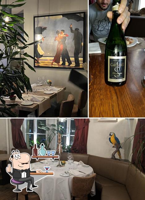 La photo de la intérieur et boisson de RESTAURANT LA PINTE’s