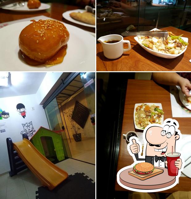 Consiga um hambúrguer no China In Box - Restaurante de Comida Chinesa